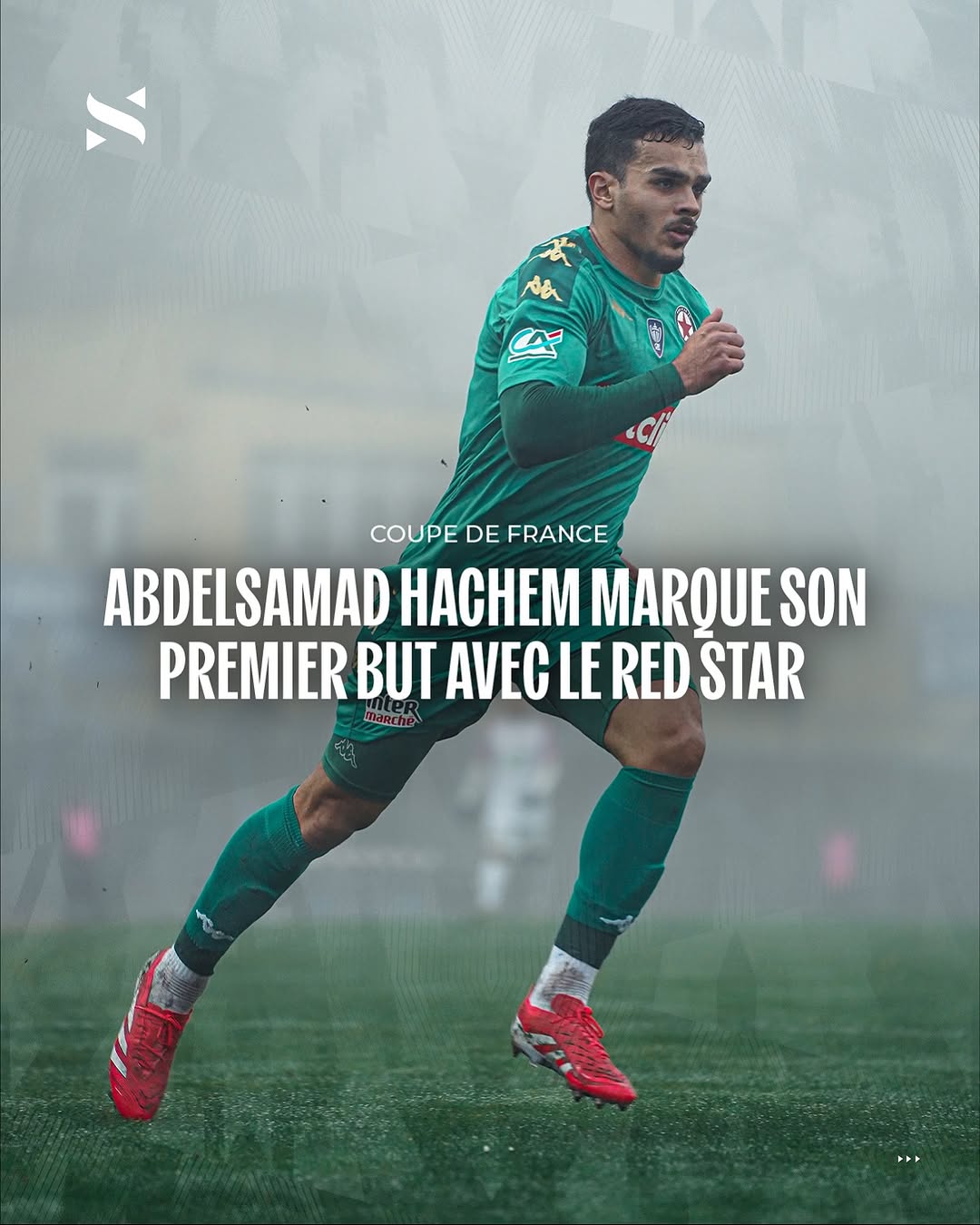First goal with Red Star for 𝐀𝐛𝐝𝐞𝐥𝐬𝐚𝐦𝐚𝐝 😎